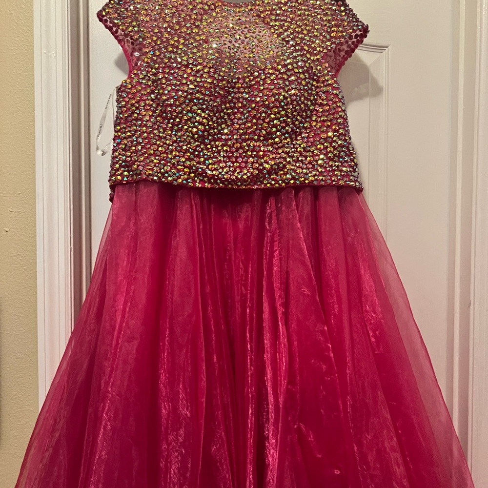Sherri Hill Vibrant Pink Dress